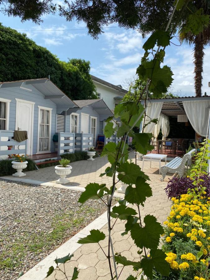 Эко Домики У Моря В Гаграх Gagra Exterior foto